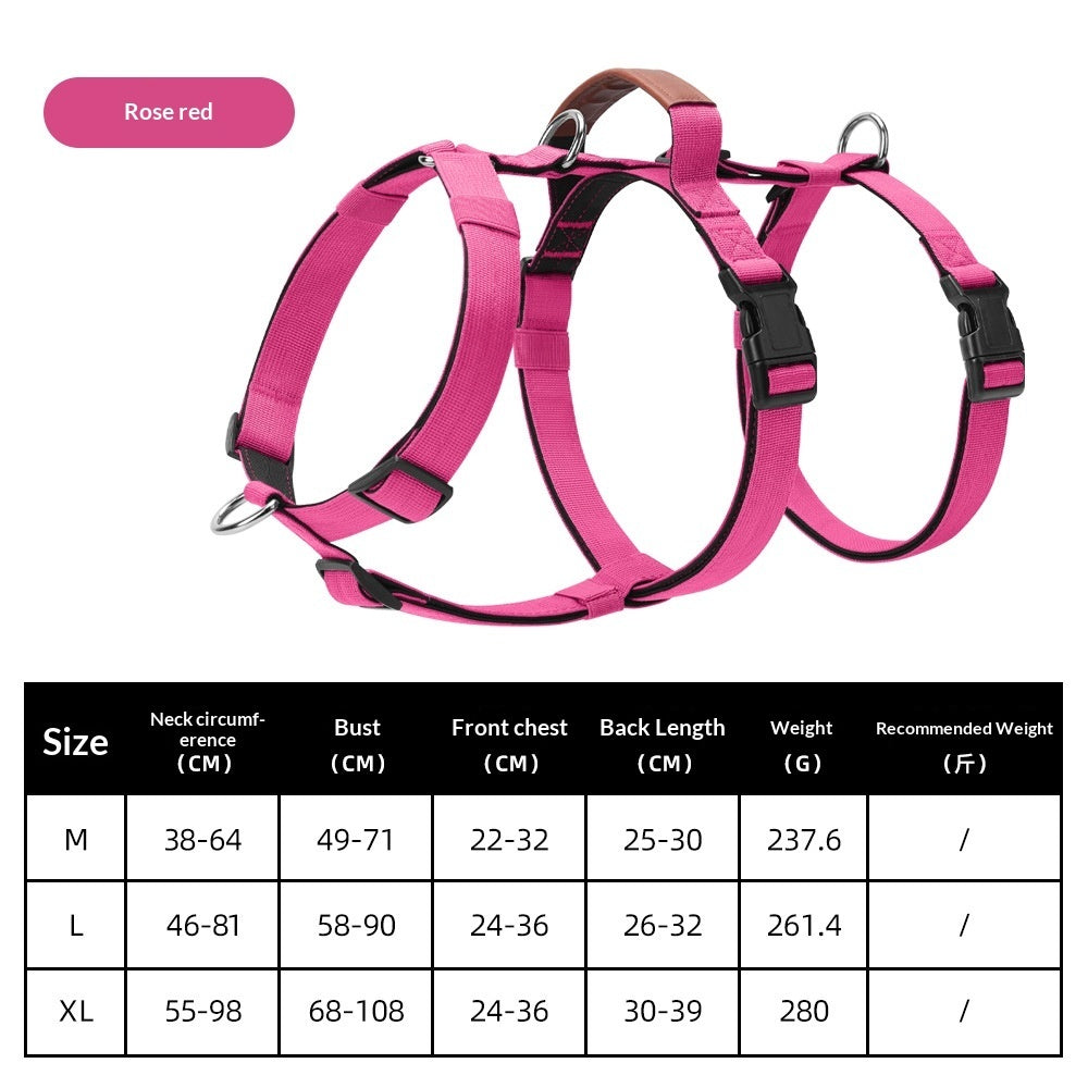 Anti-Pull Dog Harness for Medium & Large Dogs — Adjustable Walking Vest