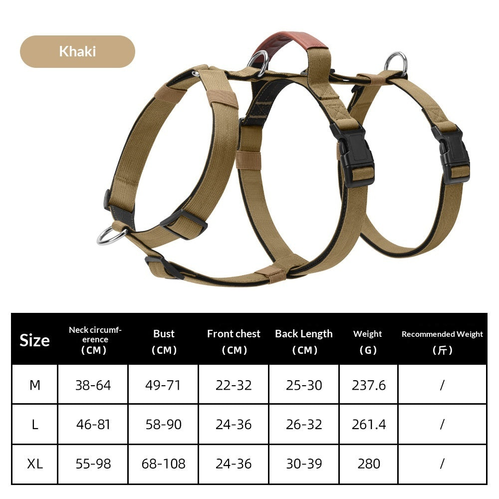 Anti-Pull Dog Harness for Medium & Large Dogs — Adjustable Walking Vest