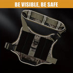 Tactical No-Pull Dog Harness — Adjustable Reflective Vest with Handle