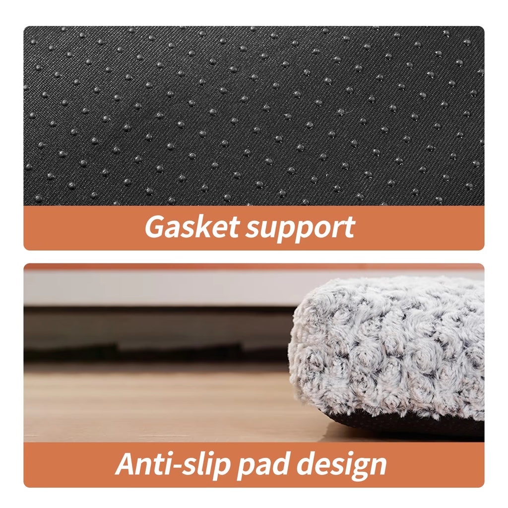 Washable Plush Dog Bed Mat — Anti-Slip Sleeping Pad for All Sizes