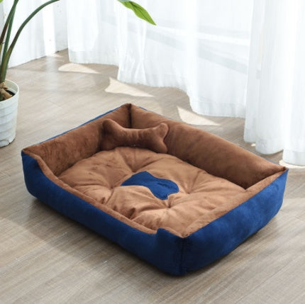 All-Season Dog Kennel Bed Mat — Soft Sleeping Pad for Small & Medium Dogs