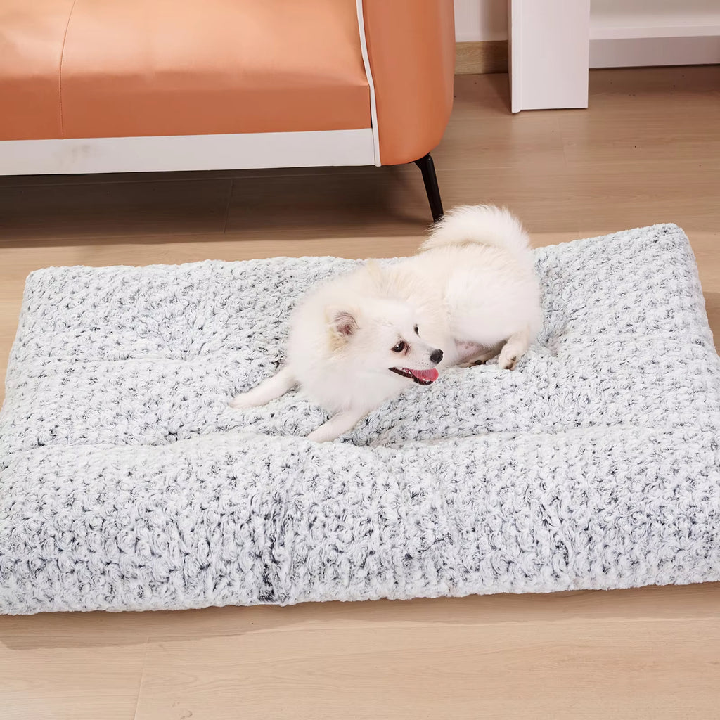 Washable Plush Dog Bed Mat — Anti-Slip Sleeping Pad for All Sizes