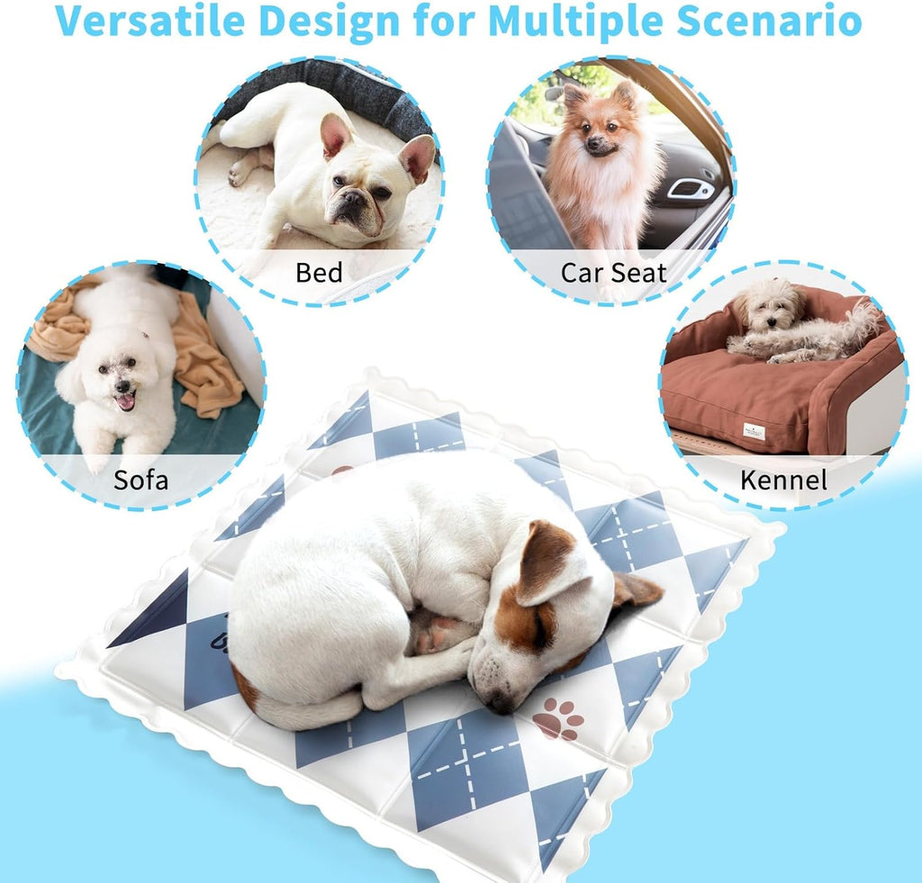 Cooling Gel Pet Mat — Summer Ice Pad Sleeping Mat for Dogs & Cats