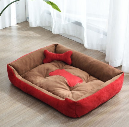 All-Season Dog Kennel Bed Mat — Soft Sleeping Pad for Small & Medium Dogs