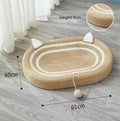 Sisal Cat Scratch Basin — Durable Bowl-Style Scratching Pad
