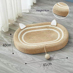Sisal Cat Scratch Basin — Durable Bowl-Style Scratching Pad