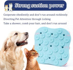 Silicone Dog Lick Mat with Suction Cup — Calming Slow Feeder Pad for All Breeds