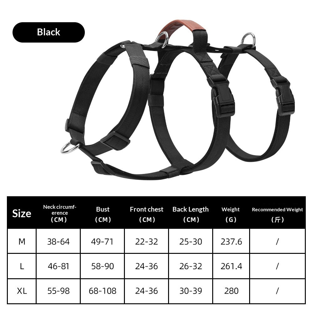 Anti-Pull Dog Harness for Medium & Large Dogs — Adjustable Walking Vest