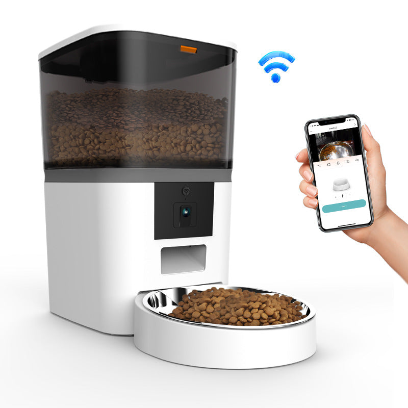 Smart HD Video Pet Feeder With Adjustable Feeding Control