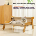 Integrated Cat Scratch Board — Scratch-Resistant Litter Area Mat